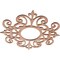 Ekena Millwork Dijon Wood Fretwork Pierced Ceiling Medallion, Cherry, 18"OD x 5 7/8"ID x 3/8"T CMWP18X18X0375DICH - alternate 4